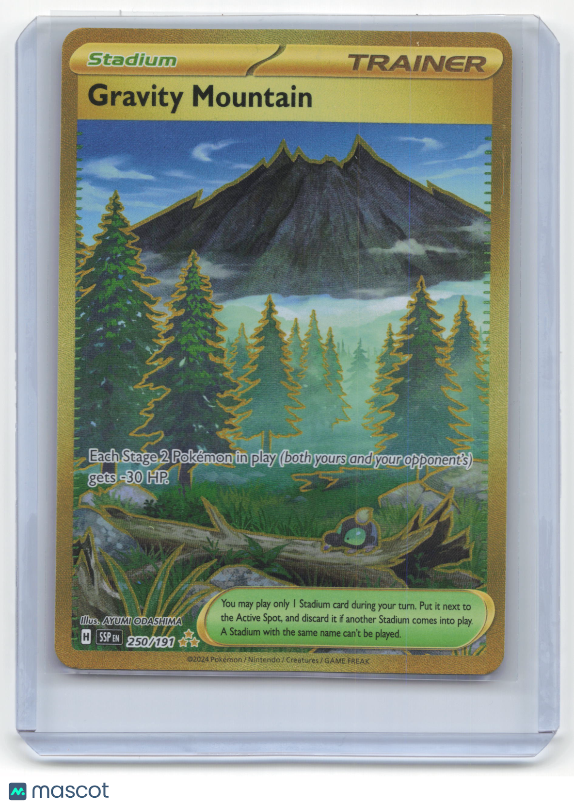 2024 Pokemon Gravity Mountain Surging Sparks #250/191 Near Mint