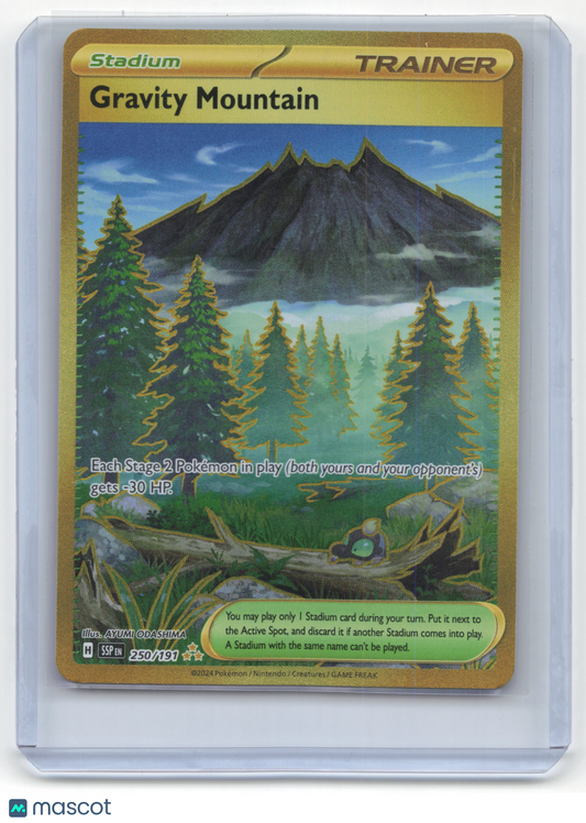 2024 Pokemon Gravity Mountain Surging Sparks #250/191 Near Mint
