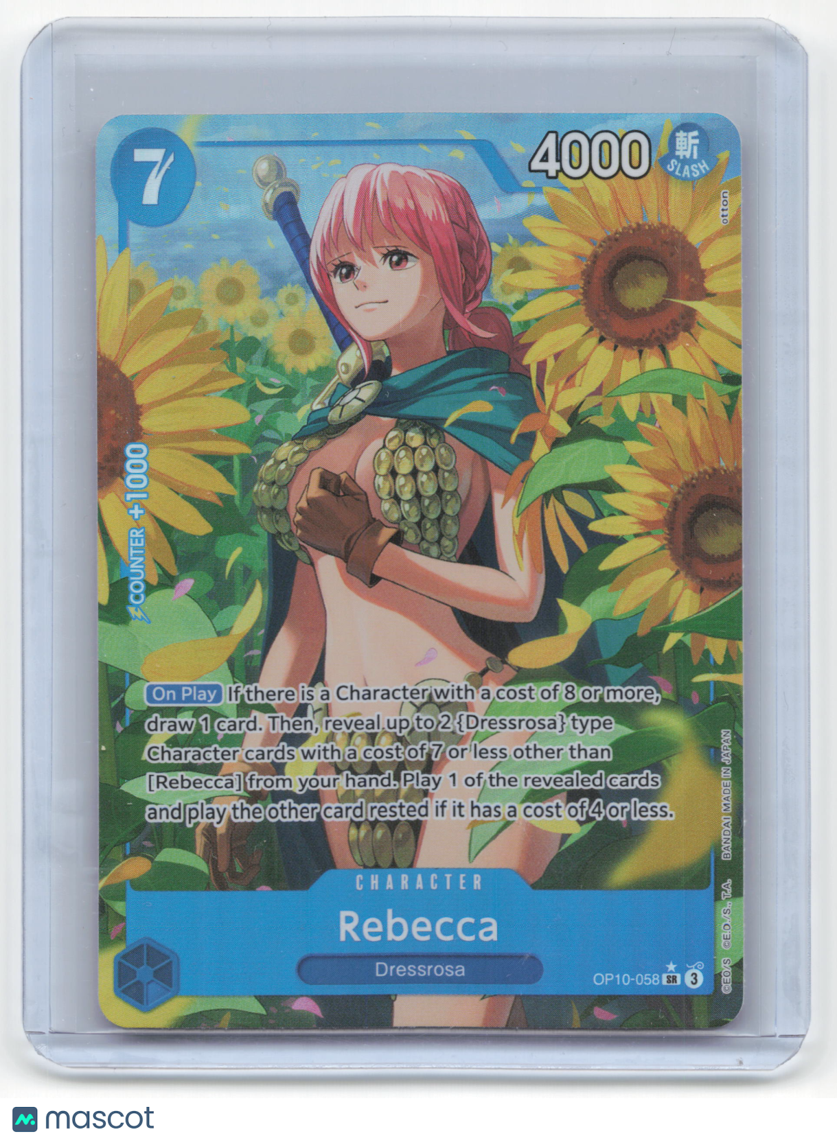 2025 One Piece Card Game Rebecca Royal Blood #OP10-058 Near Mint