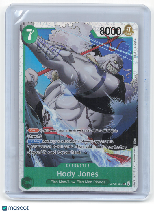 2024 One Piece Card Game Hody Jones Wings of the Captain #OP06-035 Near Mint