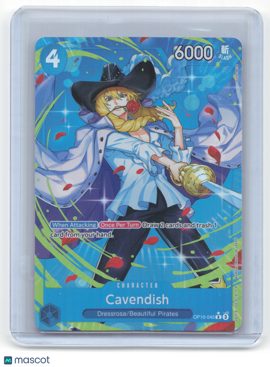2025 One Piece Card Game Cavendish Royal Blood #OP10-045 Near Mint