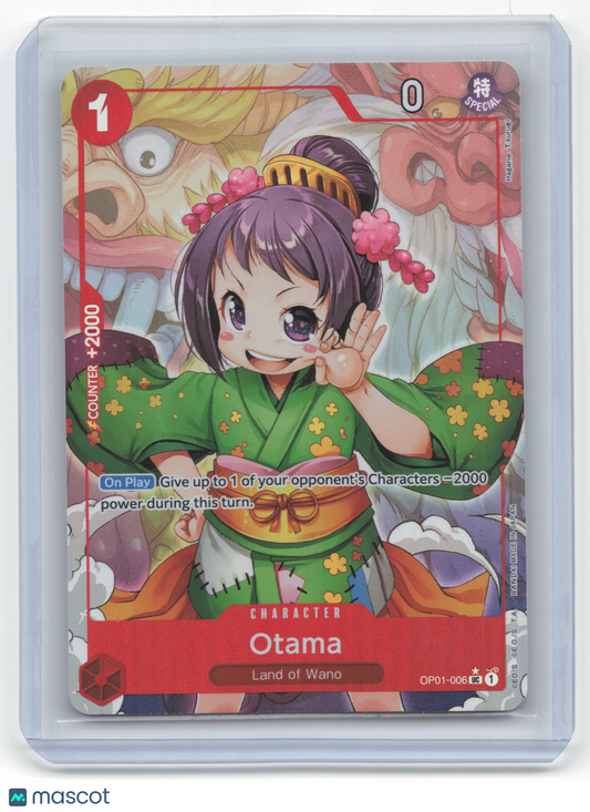 2022 One Piece Card Game Otama Romance Dawn #OP01-006 Near Mint