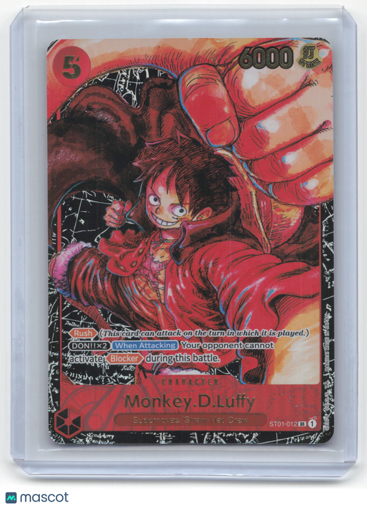 2022 One Piece Card Game Monkey D. Luffy Straw Hat Crew #ST01-012 Near Mint
