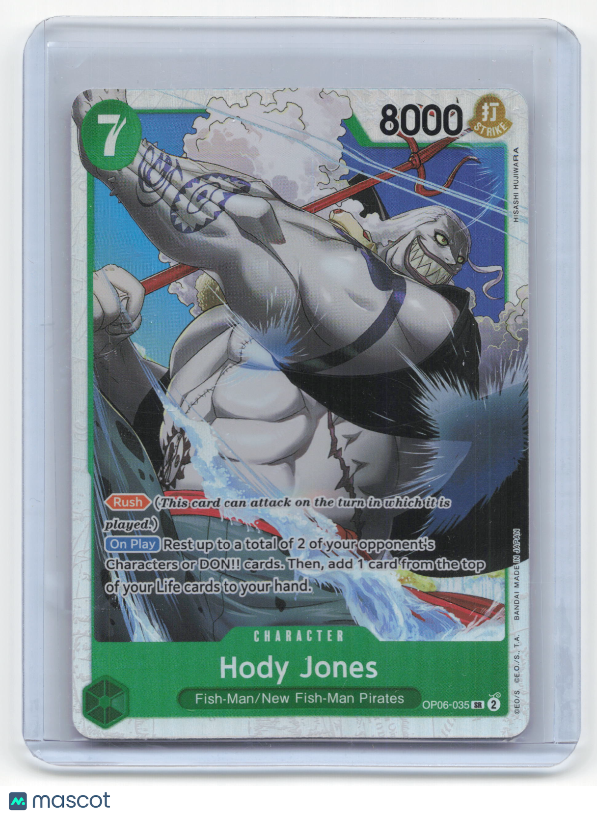 2024 One Piece Card Game Hody Jones Wings of the Captain #OP06-035 Near Mint