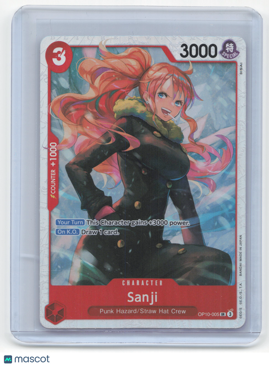 2025 One Piece Card Game Sanji Royal Blood #OP10-005 Near Mint