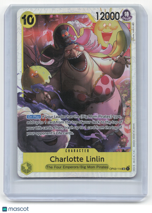 2023 One Piece Card Game Charlotte Linlin Pillars of Strength #OP03-114 NM