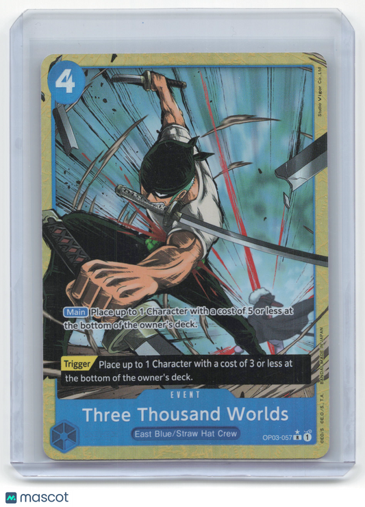 2023 One Piece Card Game Three Thousand Worlds Pillars of Strength #OP03-057 NM