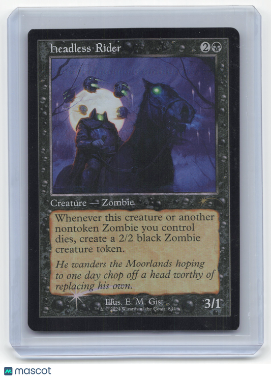 2024 Magic: The Gathering Headless Rider Secret Lair Drop #844