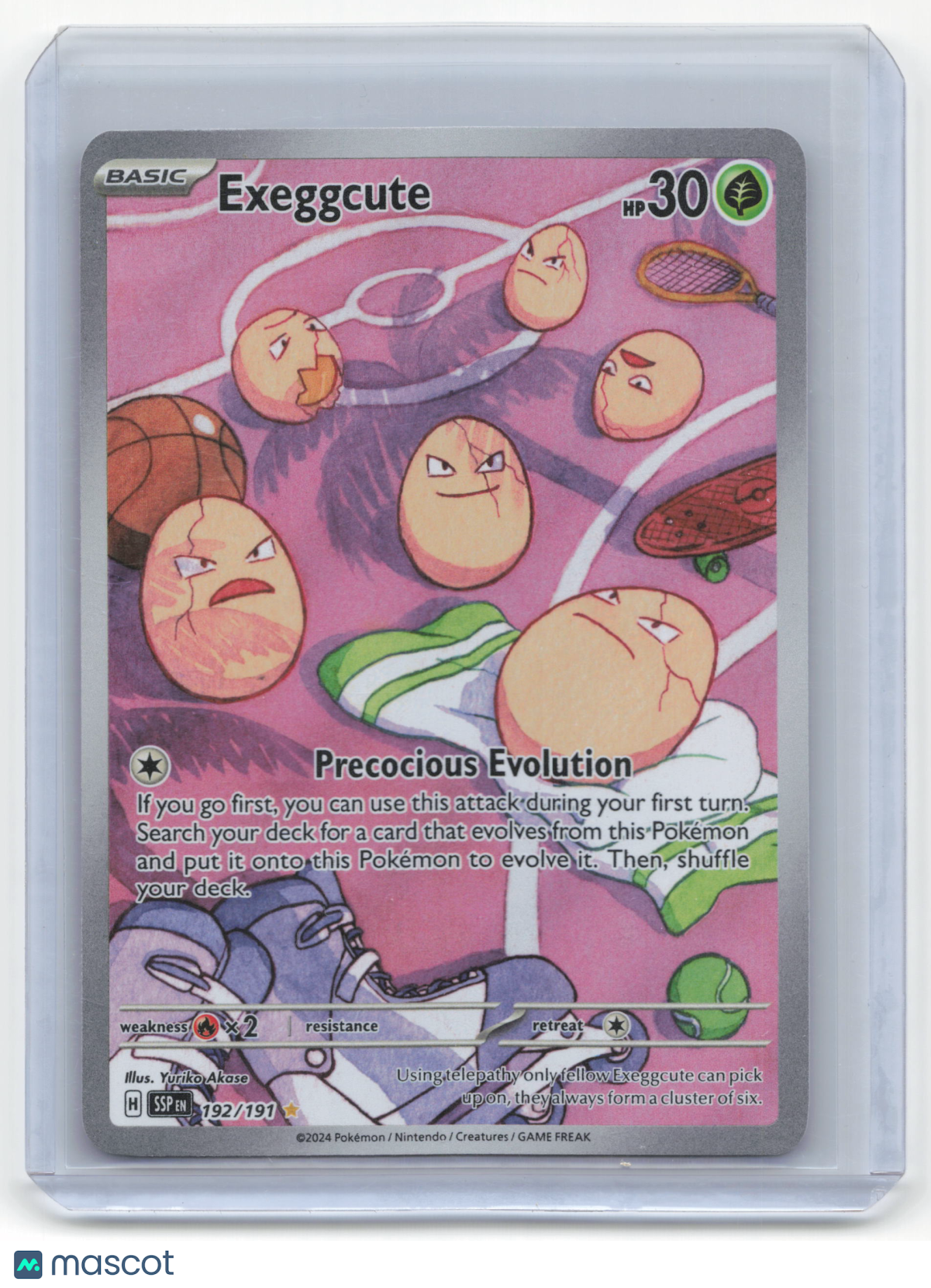 2024 Pokemon Exeggcute Surging Sparks #192/191 Near Mint