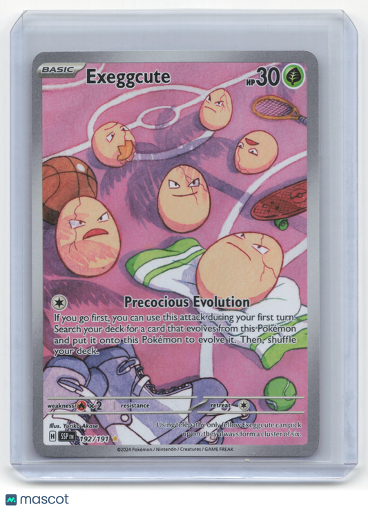 2024 Pokemon Exeggcute Surging Sparks #192/191 Near Mint
