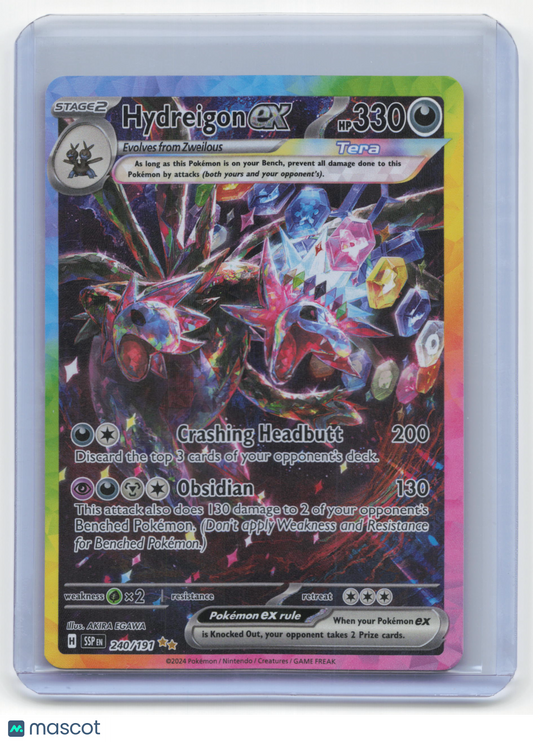 2024 Pokemon Hydreigon EX Surging Sparks #240/191 Near Mint