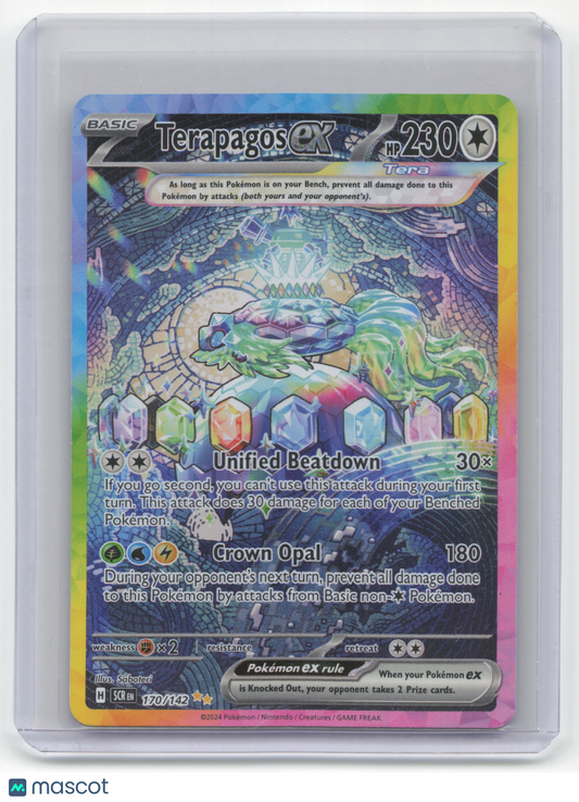 2024 Pokemon Terapagos EX Stellar Crown #170/142 Near Mint