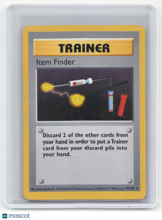 1999 Pokemon Item Finder Base Set #74/102 Near Mint (SHADOWLESS)