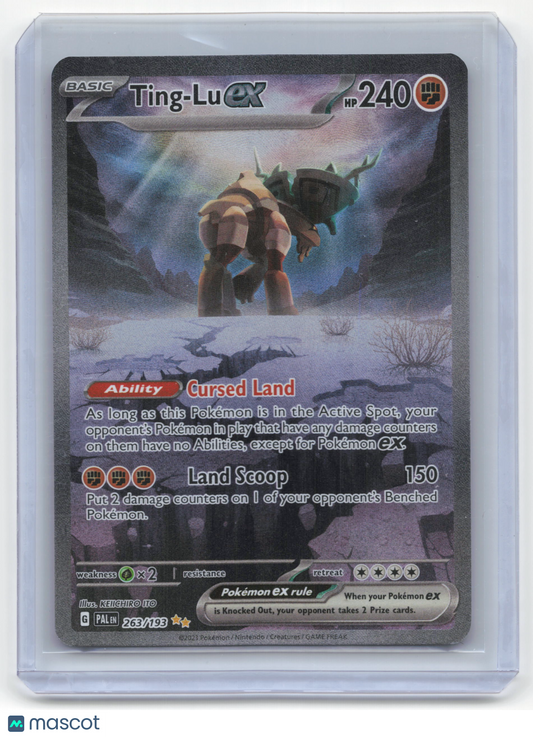 2023 Pokemon Ting-Lu EX Paldea Evolved #263/193 Near Mint