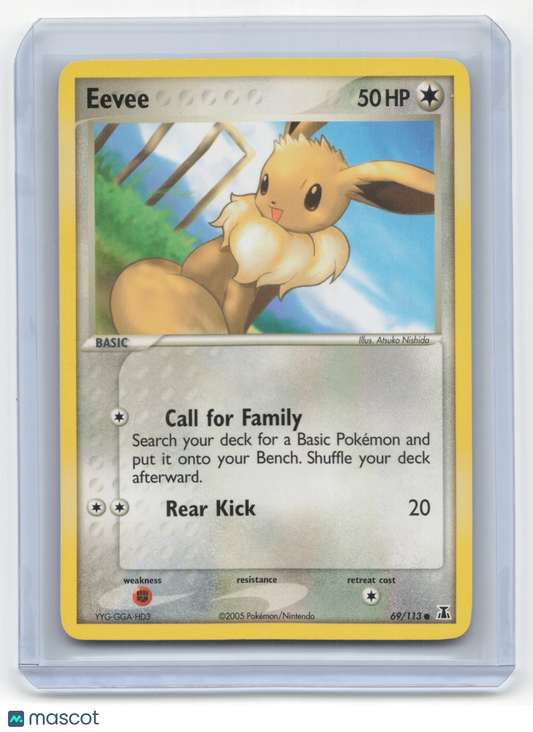2005 Pokemon Eevee EX Delta Species #69/113 Lightly Played