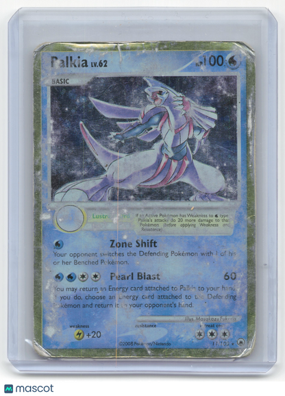 2008 Pokemon—Palkia #11/106 Great Encounters—Rare Holo Damaged