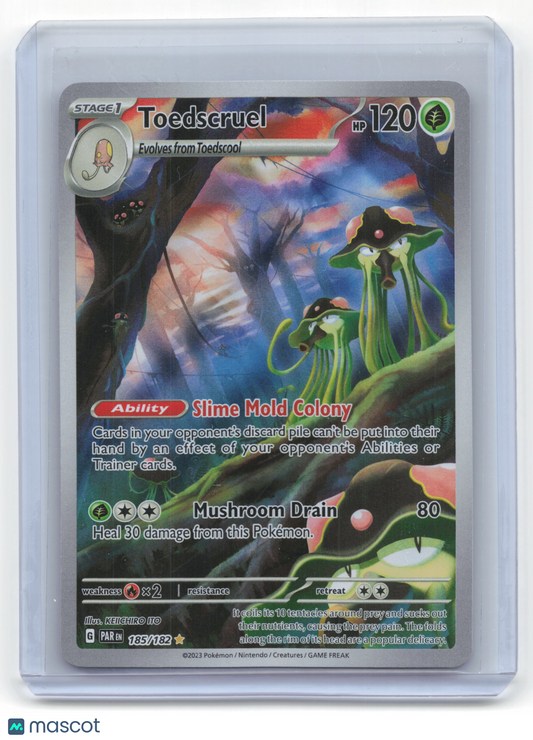 2023 Pokemon Toedscruel Paradox Rift #185/182 Near Mint