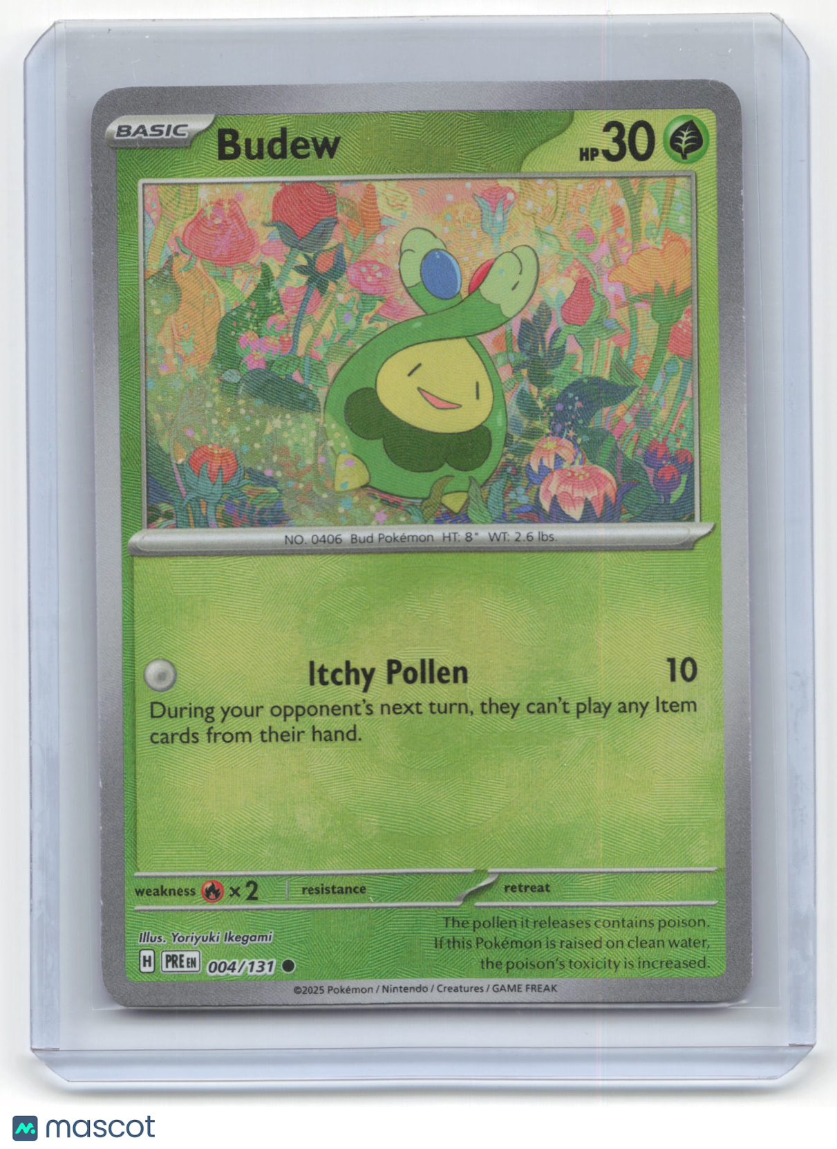 2025 Pokemon Budew Prismatic Evolutions #4/131 Near Mint [MASTERBALL]