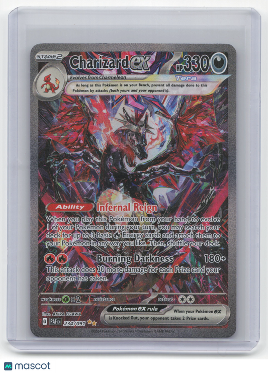 2024 Pokemon Charizard EX Paldean Fates #234/91 Near Mint