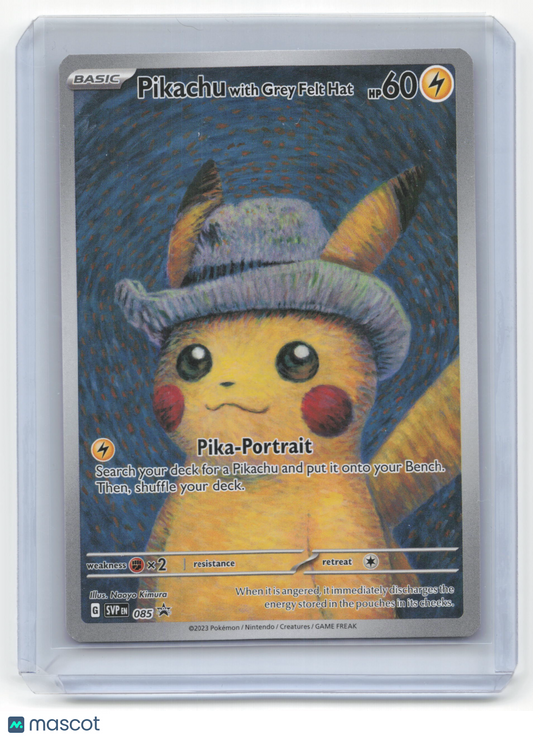 2023 Pokemon Pikachu With Grey Felt Hat SVP Black Star Promos #085 Near Mint