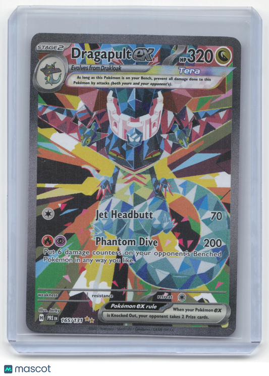 2024 Pokemon Dragapult EX Prismatic Evolutions #165/131 Near Mint