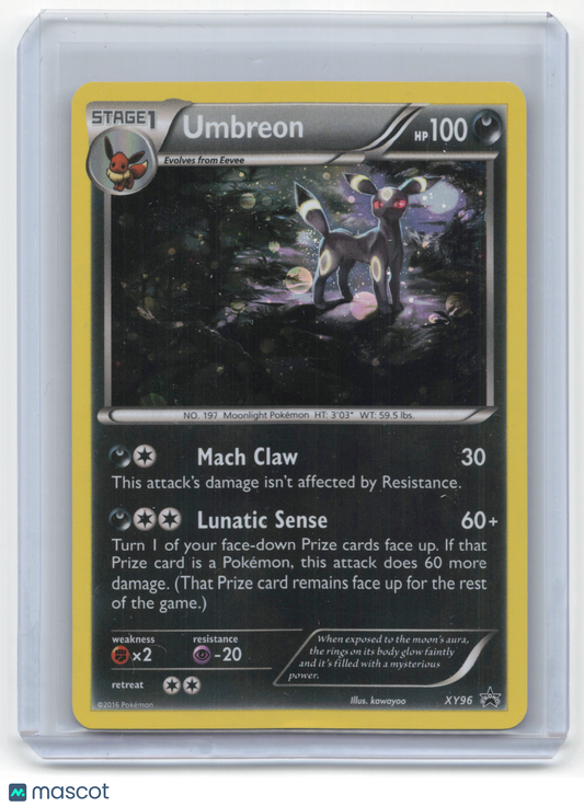 2016 Pokemon Umbreon XY Black Star Promos #XY96 (Swirl) Near Mint