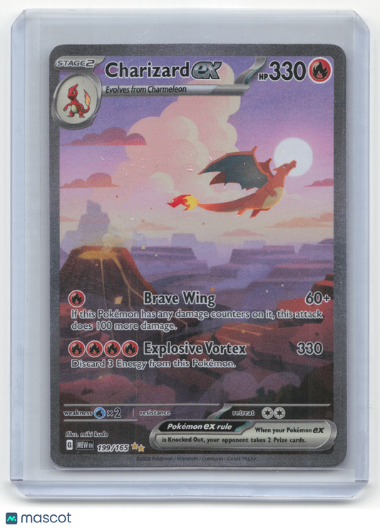 2023 Charizard EX Pokemon 151 #199/165 Near Mint