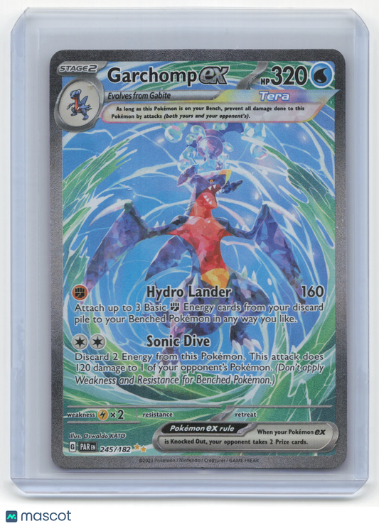 2023 Pokemon Garchomp EX Paradox Rift #245/182 Lightly Played