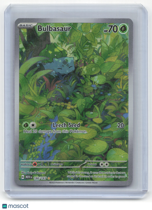2023 Pokemon Bulbasaur Pokémon 151 #166/165 Near Mint