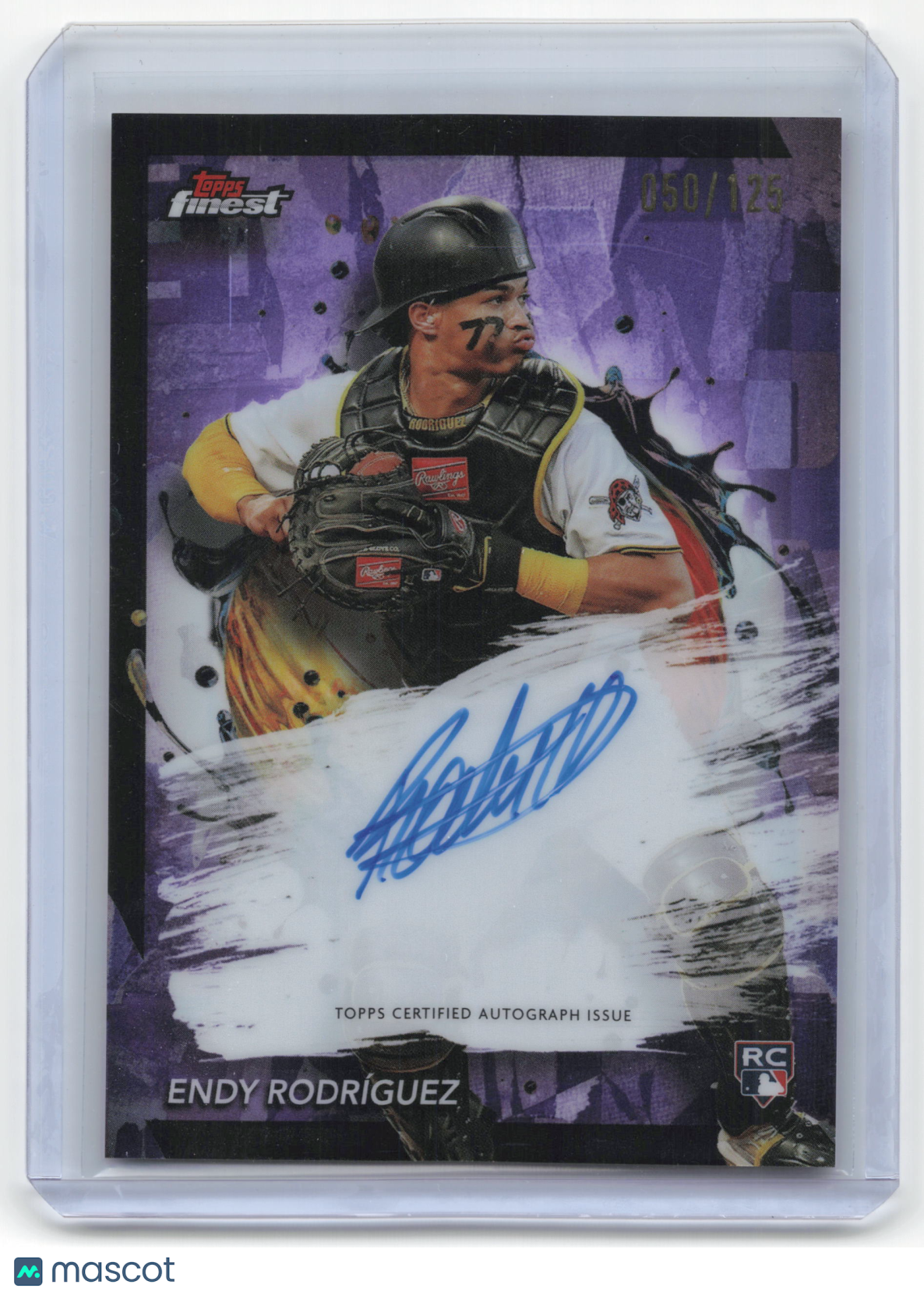 2024 Topps Finest Baseball Endy Rodríguez Autograph 050/125 RC #FA-ER