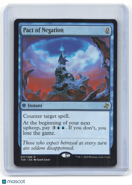 2020 Magic: The Gathering Pact of Negation Time Spiral Remastered #77 Near Mint