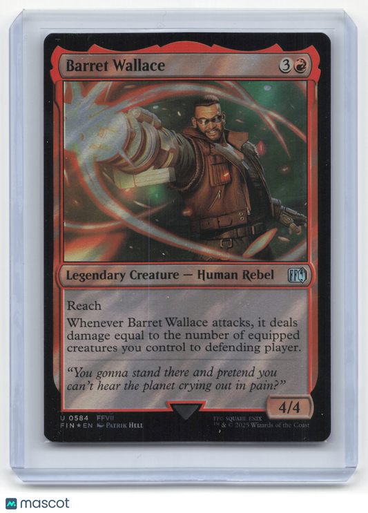 2025 Magic: The Gathering Barret Wallace Final Fantasy #0584 Near Mint