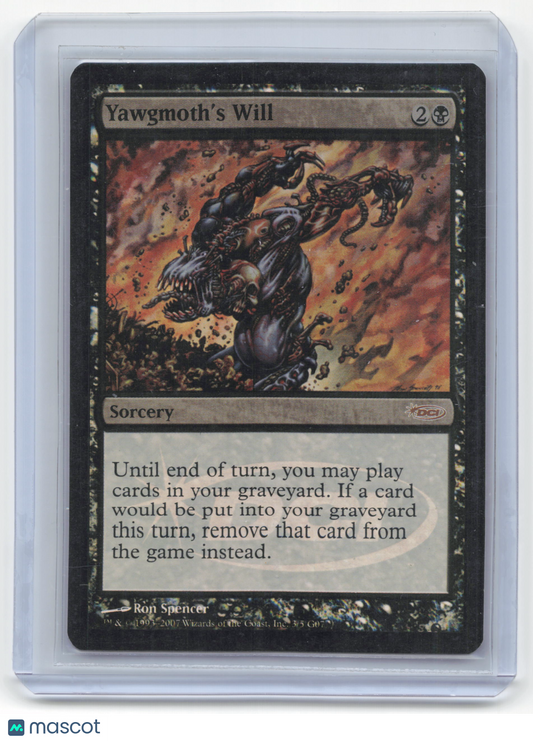 1998 Magic: The Gathering Yawgmoth's Will Judge Gift Promos #3 Lightly Played
