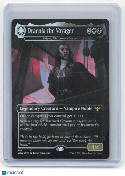 2021 Magic: The Gathering Dracula the Voyager Innistrad: Crimson Vow #341 NM
