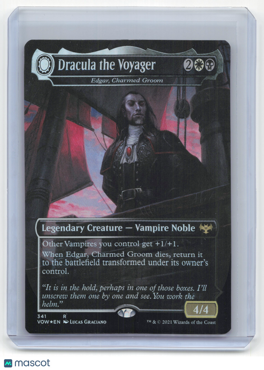 2021 Magic: The Gathering Dracula the Voyager Innistrad: Crimson Vow #341 NM