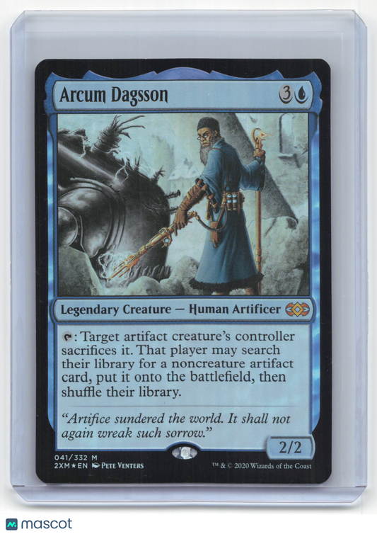 2020 Magic: The Gathering Arcum Dagsson Double Masters #041/332 Near Mint