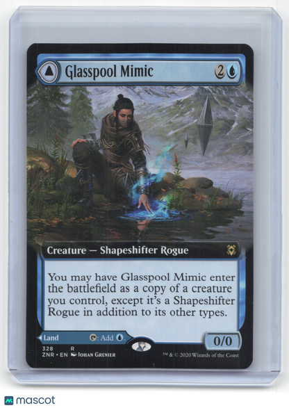 2020 Magic: The Gathering Glasspool Mimic Zendikar Rising #328 Extended Art NM
