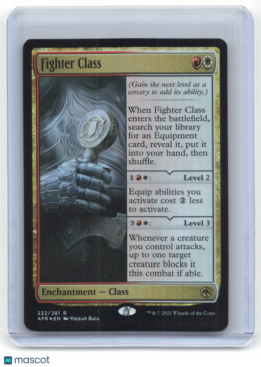 Magic: The Gathering Fighter Class Adventures in the Forgotten Realms #222 NM