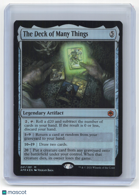 2021 Magic: The Gathering The Deck of Many Things AFR #241/281 Near Mint