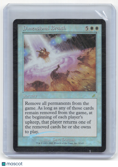 2003 Magic: The Gathering—Dimensional Breach #9/143 Scourge—Rare Foil Near Mint