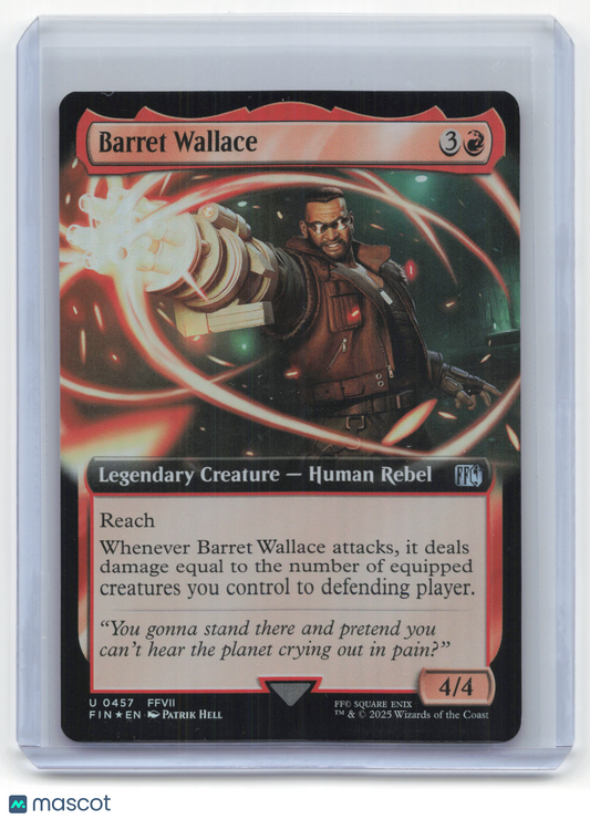 2025 Magic: The Gathering Barret Wallace Final Fantasy #0457 Extended Art NM