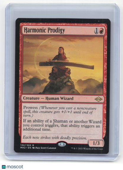 2021 Magic: The Gathering—Harmonic Prodigy #132/303 Modern Horizons 2—Rare Near Mint