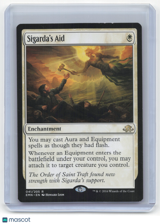 2016 Magic: The Gathering Sigarda's Aid Eldritch Moon #041/205 Lightly Played