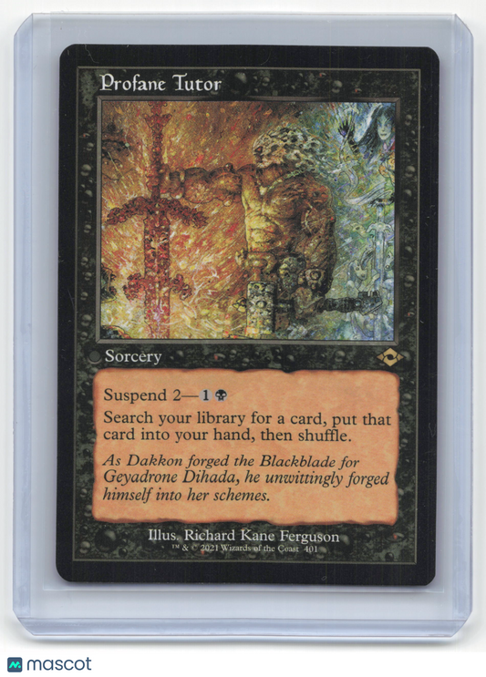 2021 Magic: The Gathering Profane Tutor Modern Horizons 2 Near Mint