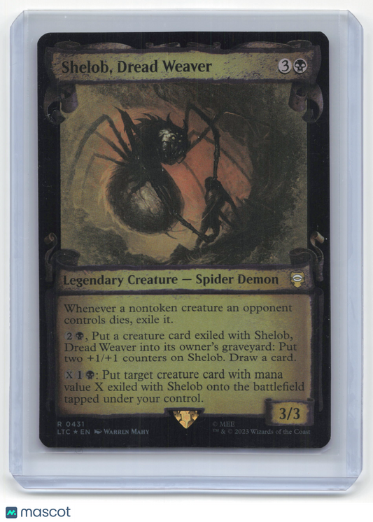 2023 Magic: The Gathering Shelob, Dread Weaver Lord of the Rings #0431 NM