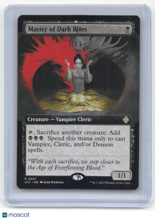 2023 Magic: The Gathering Master of Dark Rites Lost Caverns of Ixalan #0051 NM