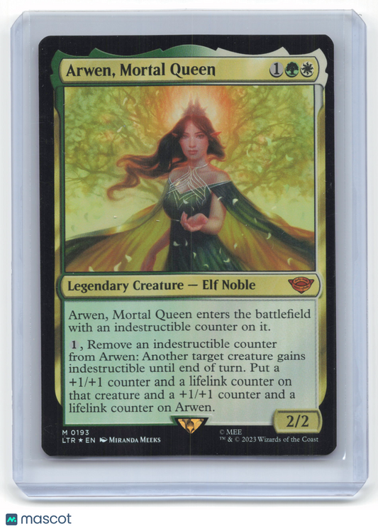 2023 Magic: The Gathering Arwen, Mortal Queen Lord of The Rings #0193 Near Mint