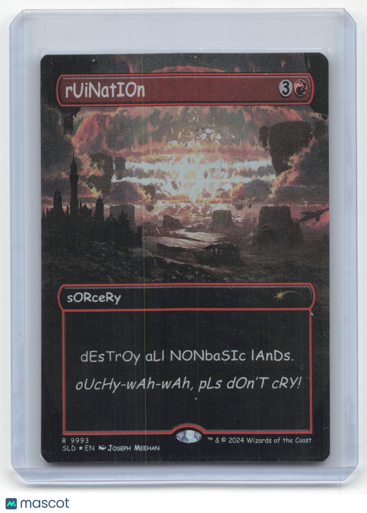2024 Magic: The Gathering rUiNatIOn Secret Lair Drop #9993 Near Mint