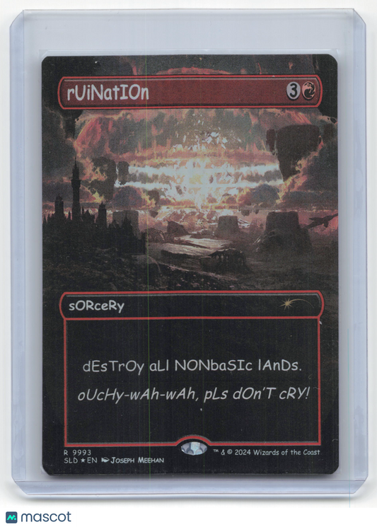 2024 Magic: The Gathering rUiNatIOn Secret Lair Drop #9993 Near Mint