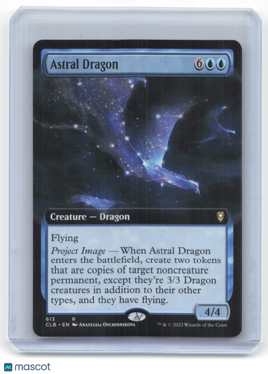 2022 Magic: The Gathering Astral Dragon Battle For Baldur's Gate #613 NM